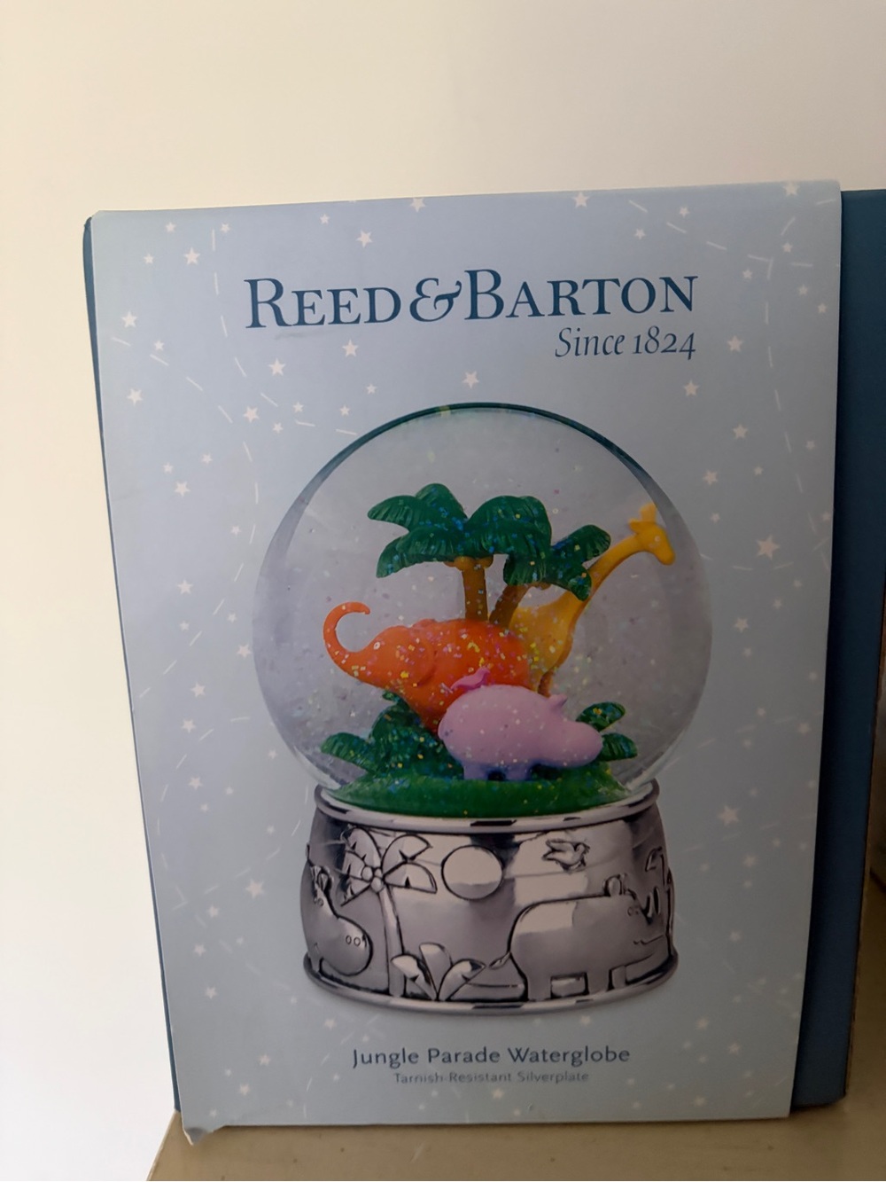 Reed & Barton “Jungle Parade”water globe